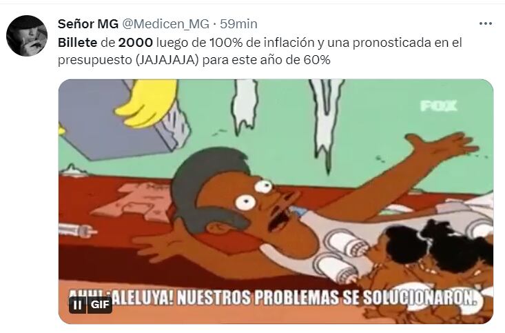 Los memes por el billete de 2000 pesos - Twitter