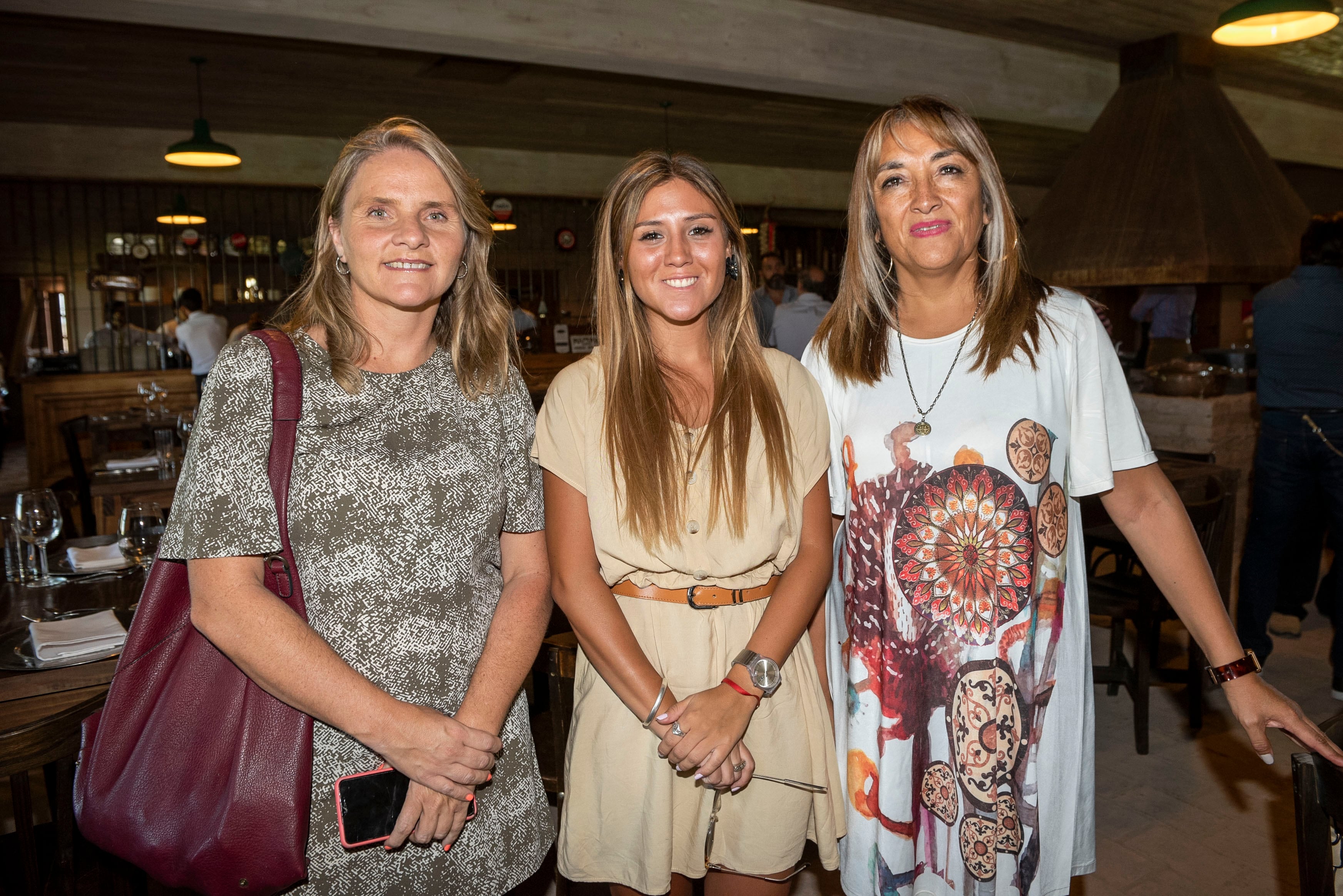 María Amalia Granata, Julieta Rodríguez y Sandra Castro, del INV.