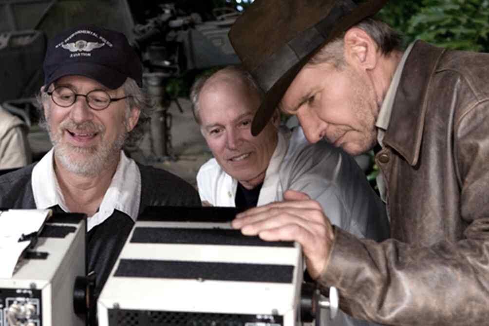 Juntos. Steven Spielberg y Harrison Ford lo harán de nuevo (Foto: web Télam). 