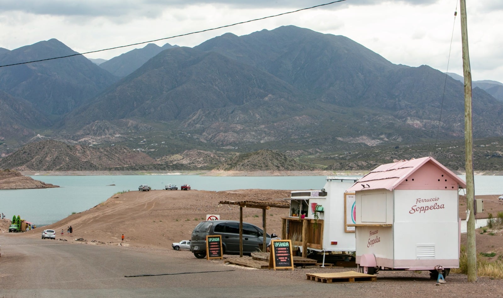 Parador N° 1 de la Costa Sur del Dique Potrerillos. Foto: Los Andes