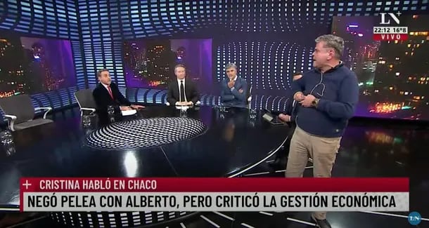 Alfredo Casero explotó en LN+