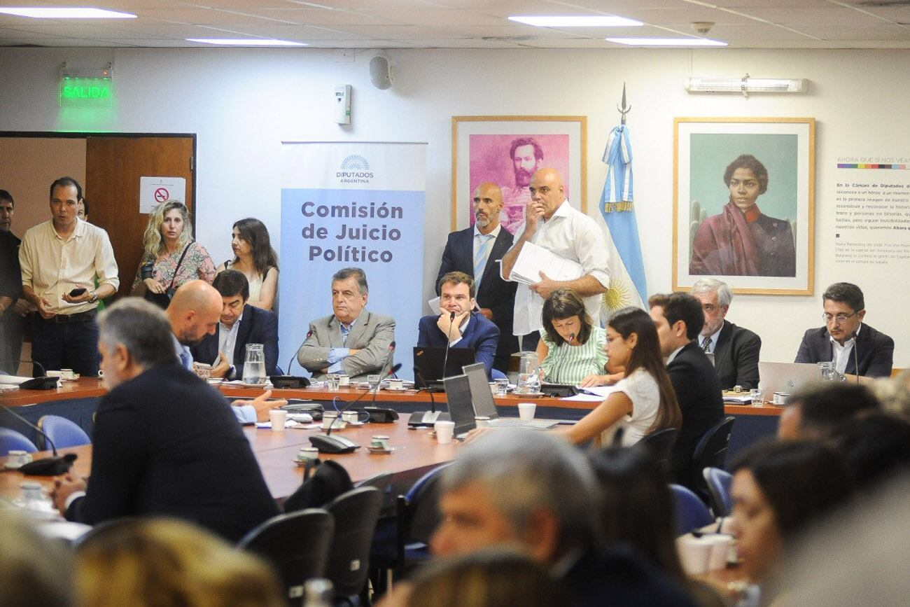 Se reunió la Comisión de Juicio Político / Foto: Federico López Claro / Clarín