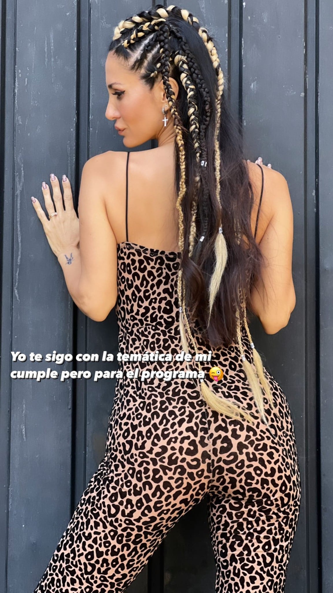 Silvina Escudero enloqueció por el animal print.