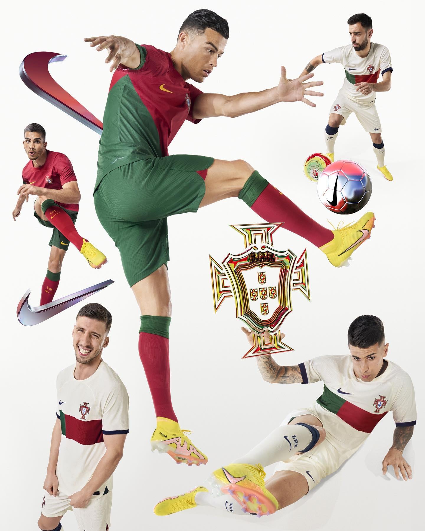 El kit oficial de Portugal para el próximo Mundial