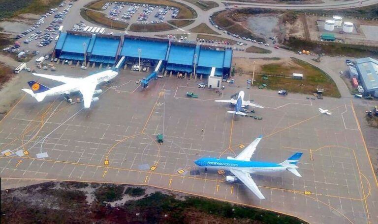 Aeropuerto de Ushuaia, Argentina.