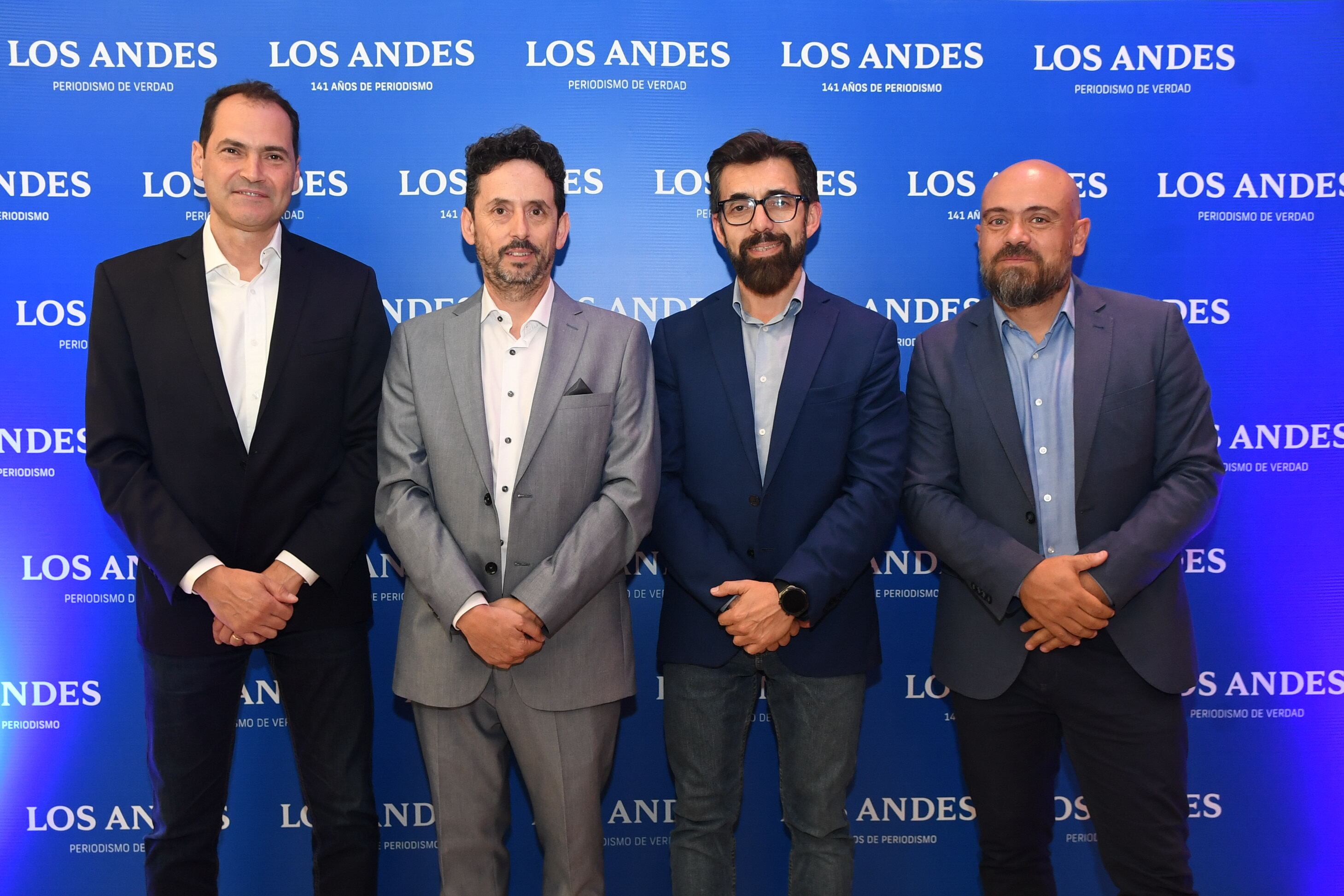 Mauricio Badaloni, Pablo Dellazoppa, Walter Pavón y Alberto Marengo.