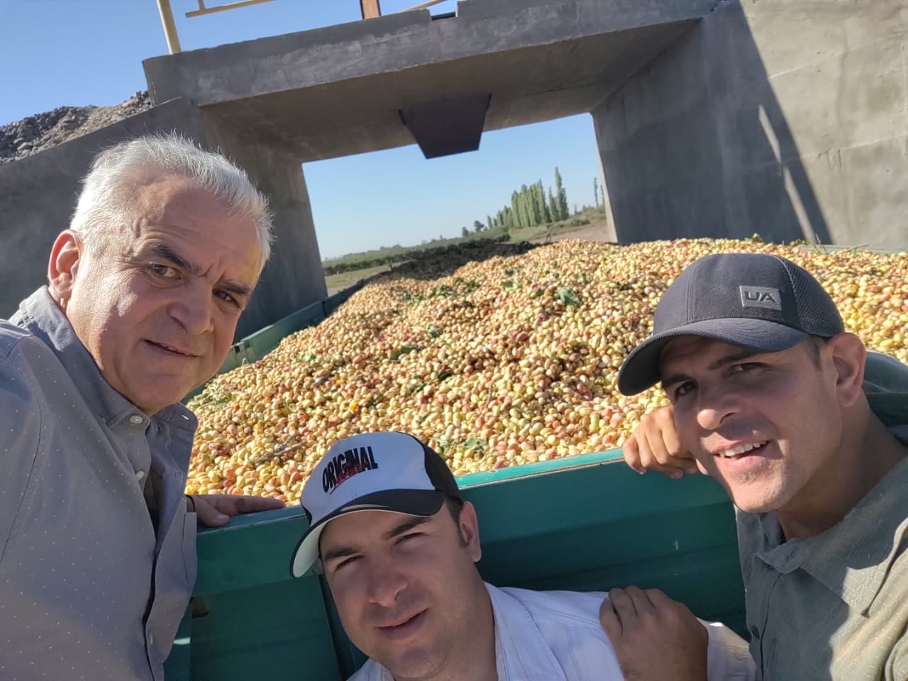 Juan, Patricio, y Leopoldo Bravo de "Frutos del Sol Juan Bravo"