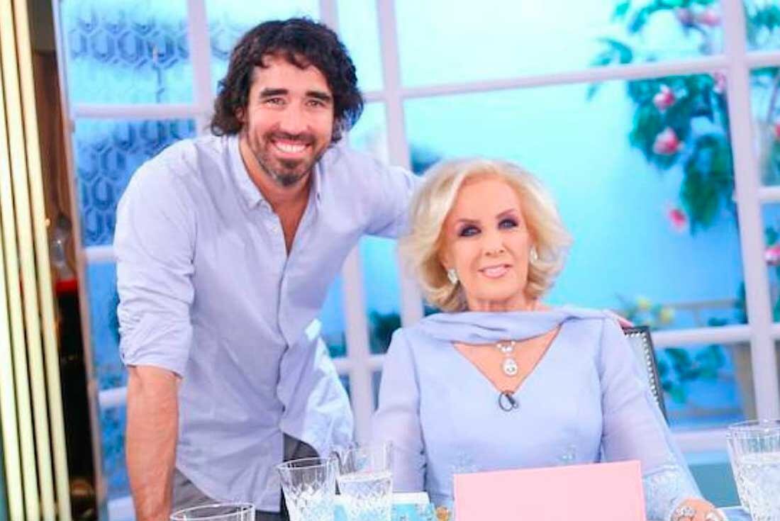 Nacho Viale y Mirtha Legrand. (Instagram Nacho Viale)