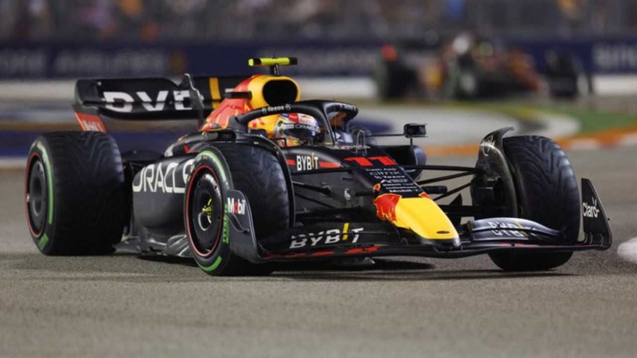 Checo Perez ganó el Gran Premio de Singapur