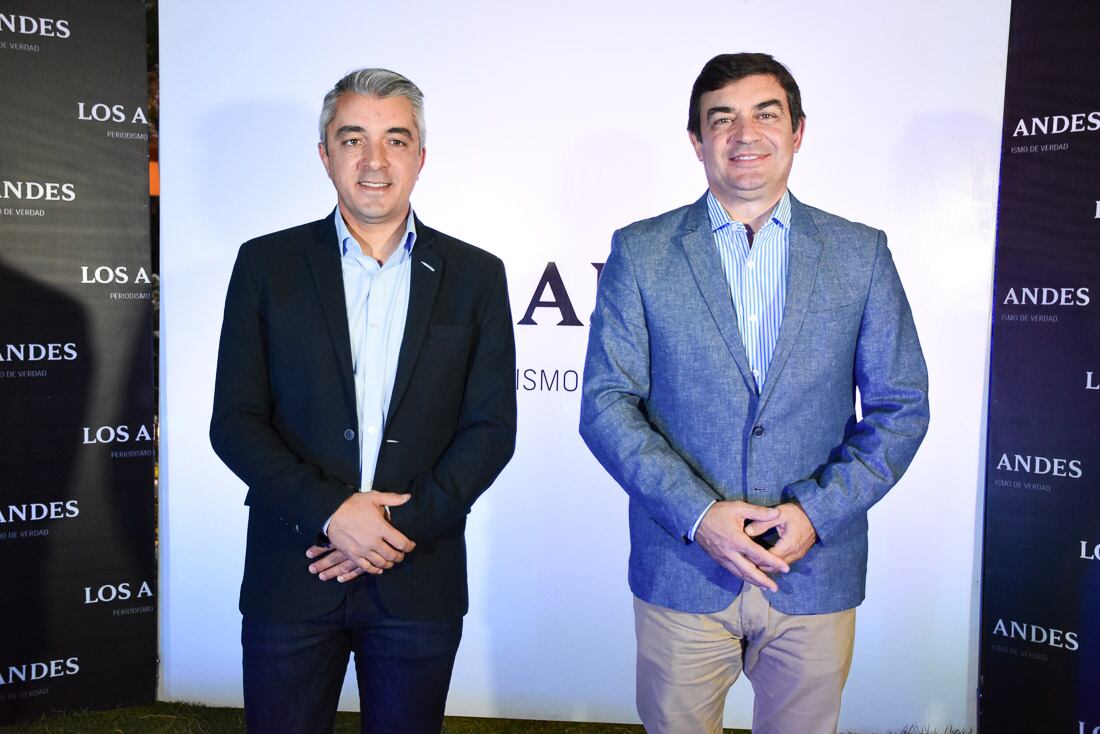 Aniversario 138 años de Diario Los Andes.
Sebastián Braganolo y Omar de Marchi