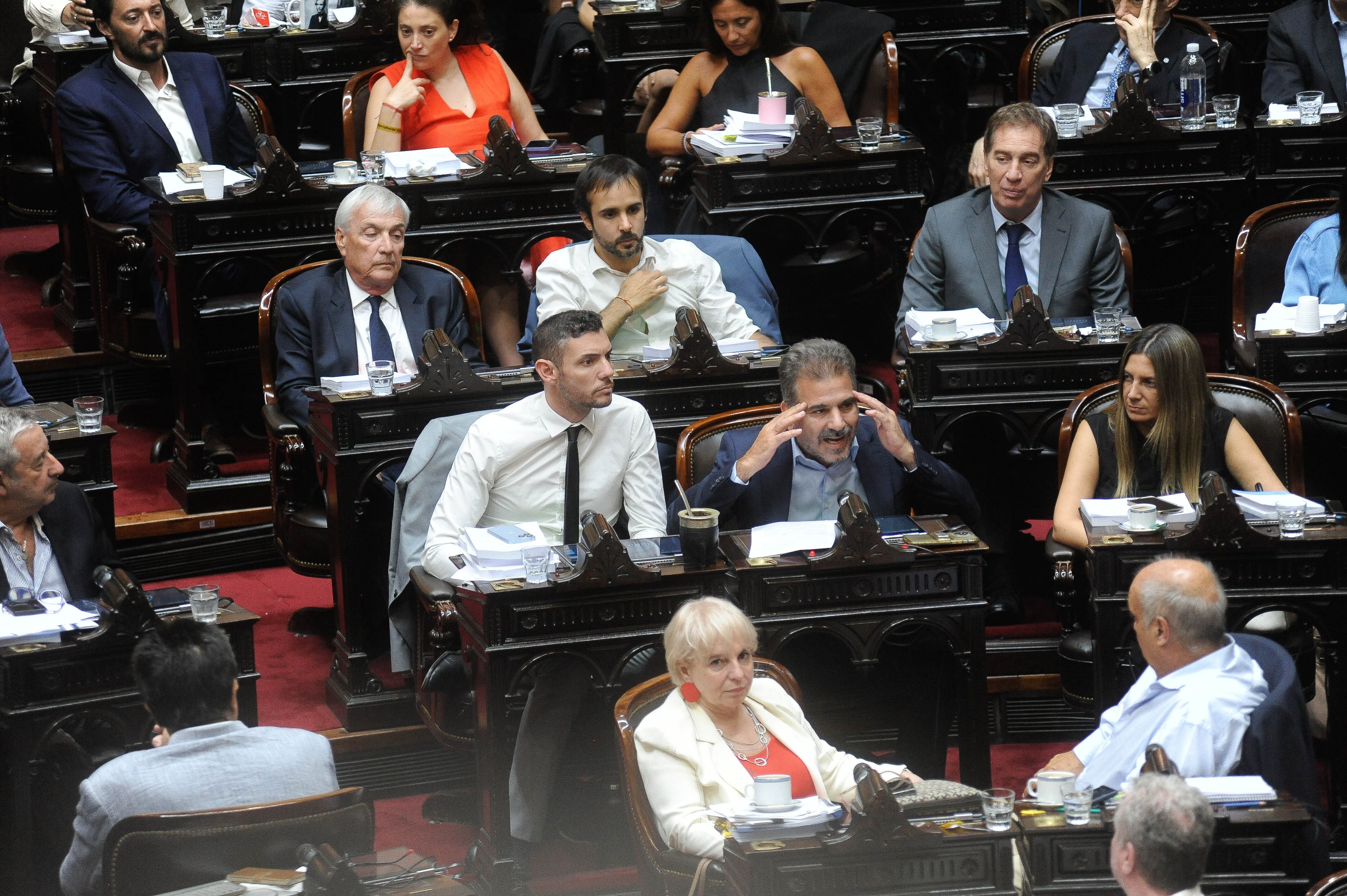 Bloque de diputados del PRO. Foto: Federico Lopez Claro