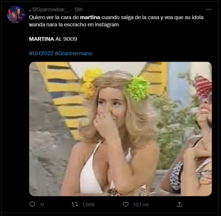 Los memes tras la salida de Martina