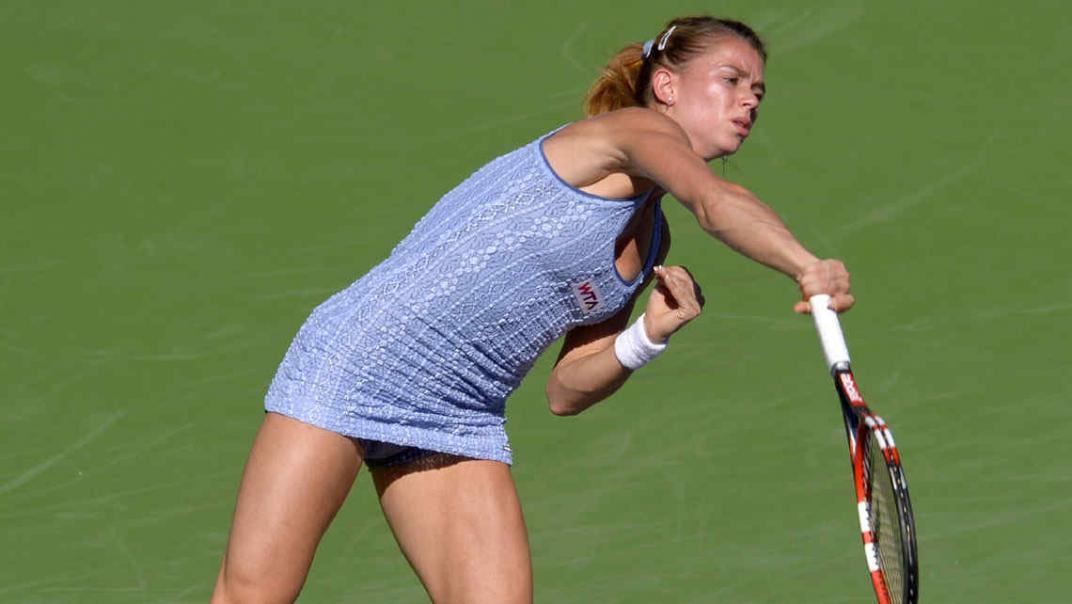 La italiana Camila Giorgi en su época de tenista (Foto archivo) 