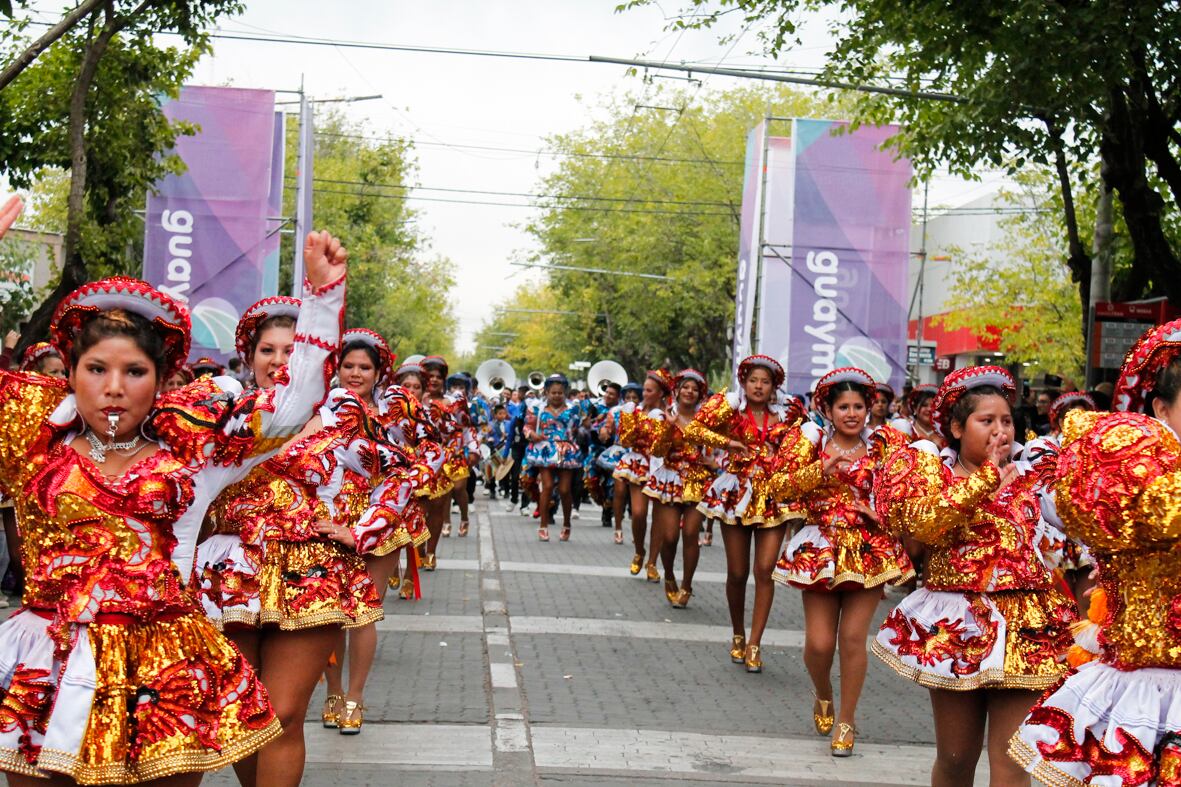 Desfile en Guaymallén.