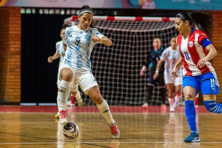 Anita Ontivero, jugadora de la Selección Argentina que juega en el futsal de España.