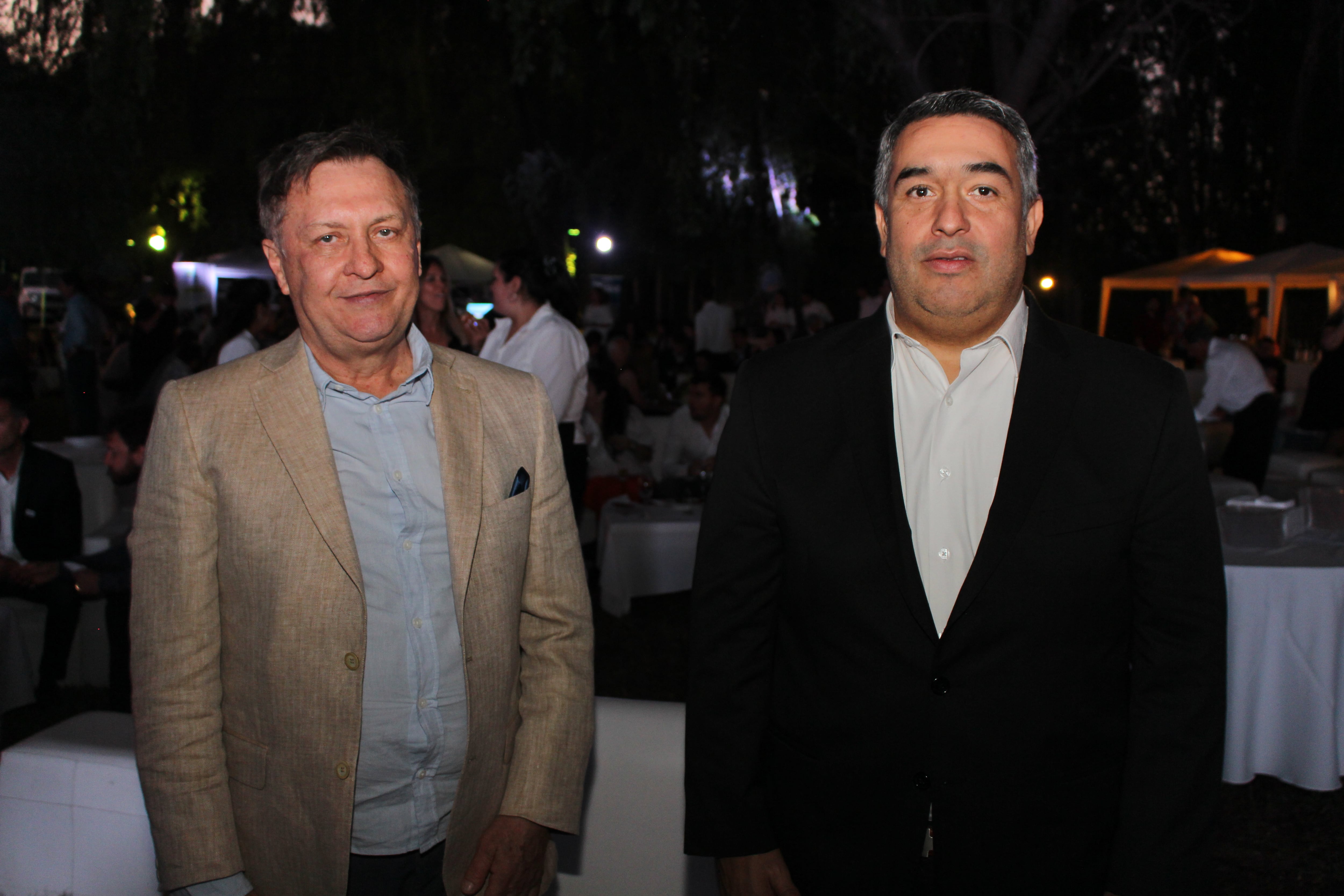 Guillermo Yaluff, Cónsul Gral. de Paraguay en Mendoza, San Juan y La Pampa, y Jorge Mancuello.