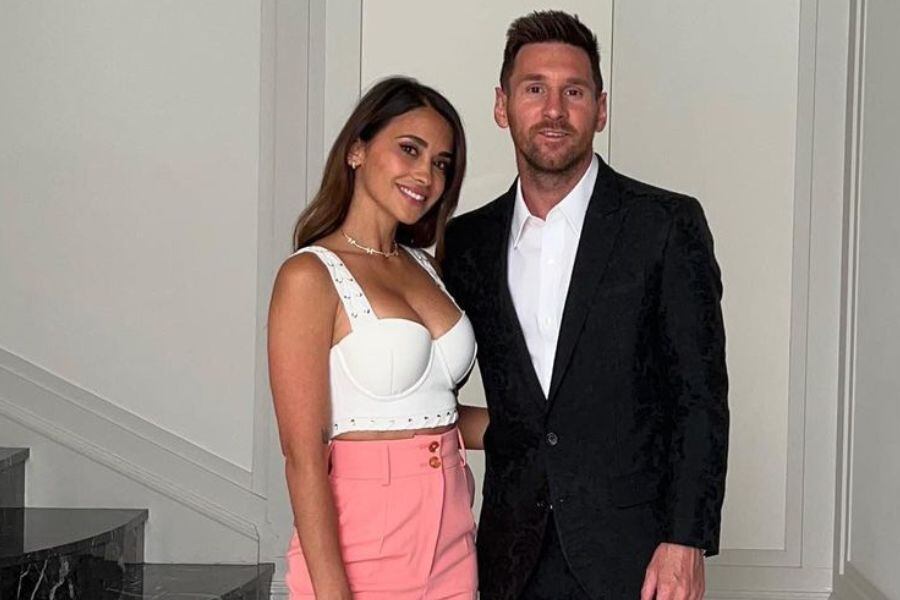 Antonella Roccuzzo y Lionel Messi