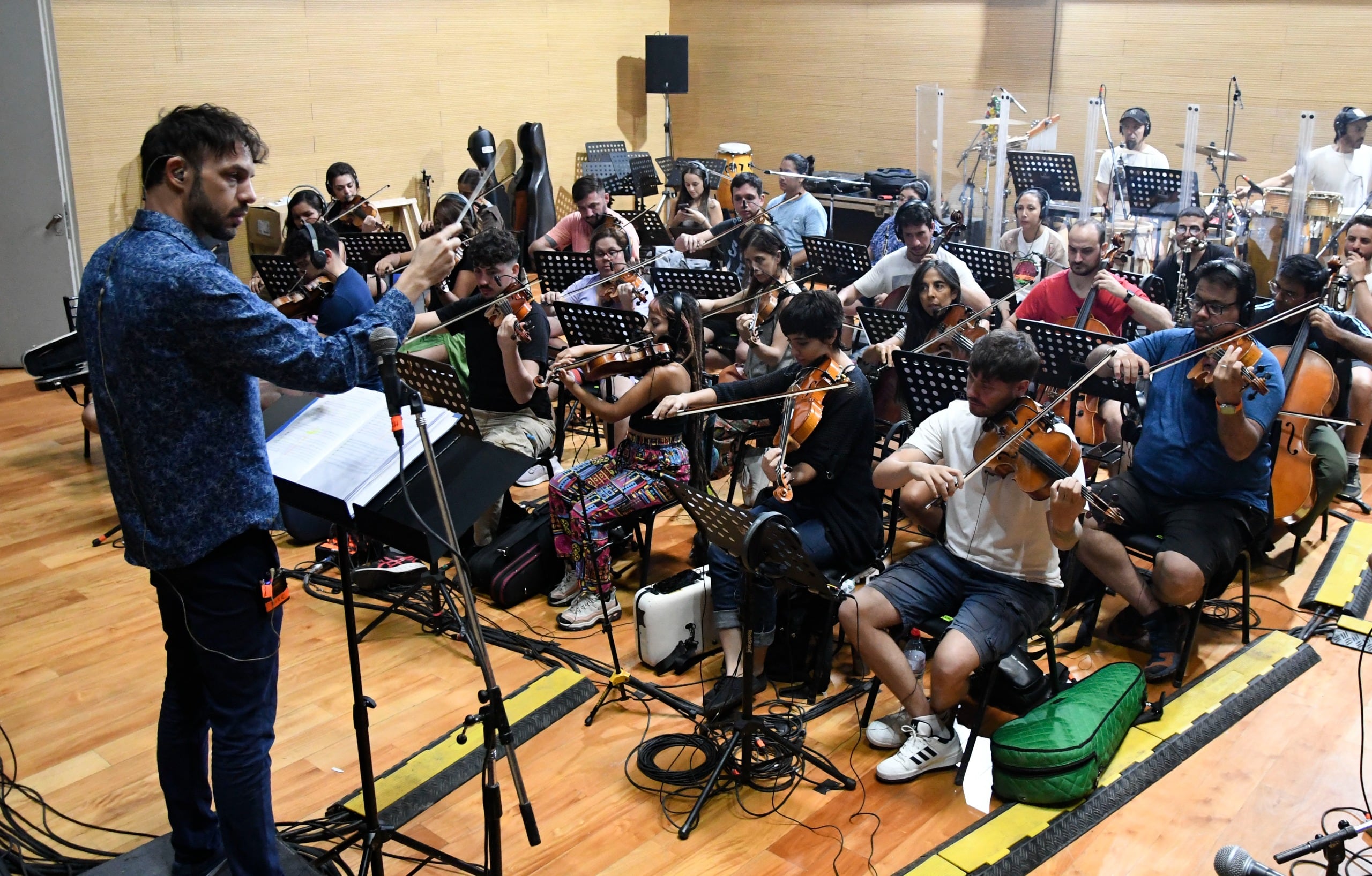 Los músicos del Acto Central ya ensayan en el Le Parc