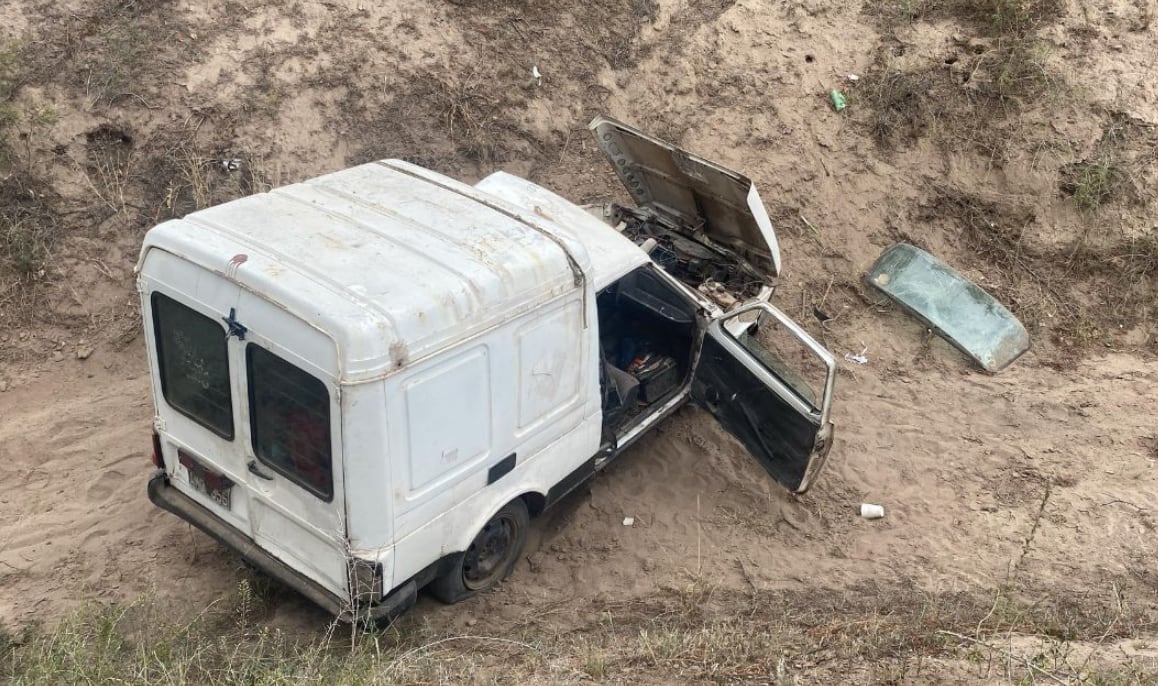 Un conductor alcoholizado volcó en San Rafael. Foto: Prensa Seguridad