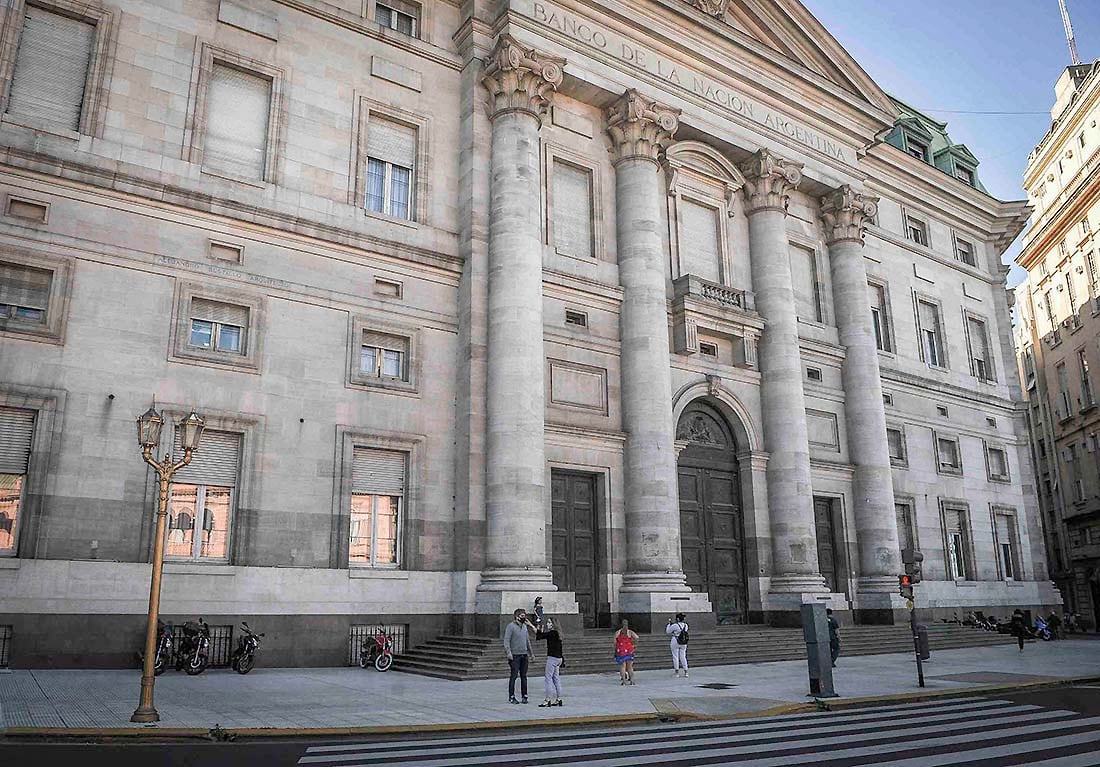 Banco Nación de Argentina casa central
Sucursal Plaza de Mayo 
Foto Federico Lopez Claro