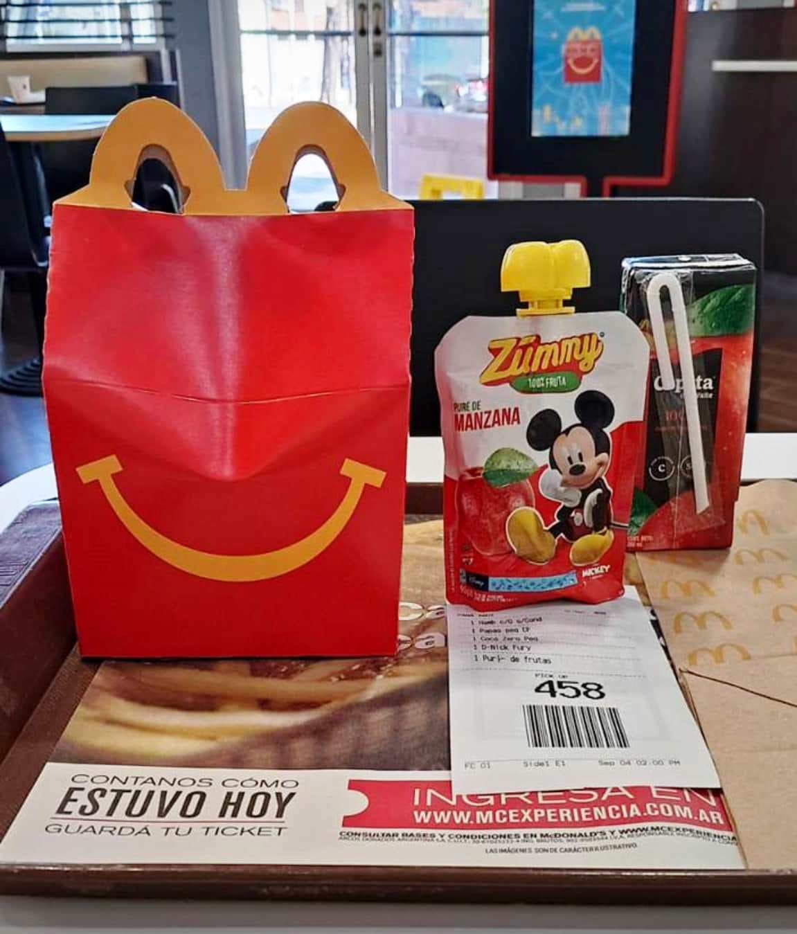 Zummy ahora se ofrece en la cajita feliz de  McDonald’s.