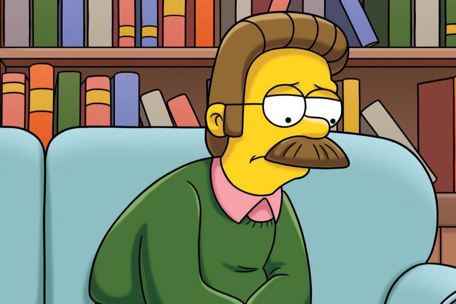 La Inteligencia artificial recreó la imagen humana de Ned Flanders