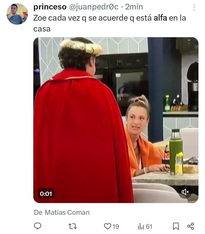 Los mejores memes del ingreso de Alfa a Gran Hermano