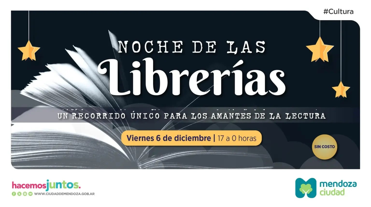 El gran evento esperado por los amantes de la lectura, será este viernes 6 de diciembre desde las 17.