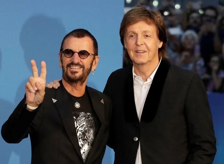 Ringo Starr y Paul McCartney