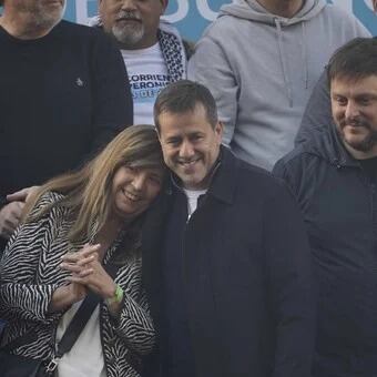 El gobierno realizó un acto tras el atentado a Cristina Kirchner. Foto: Gentileza