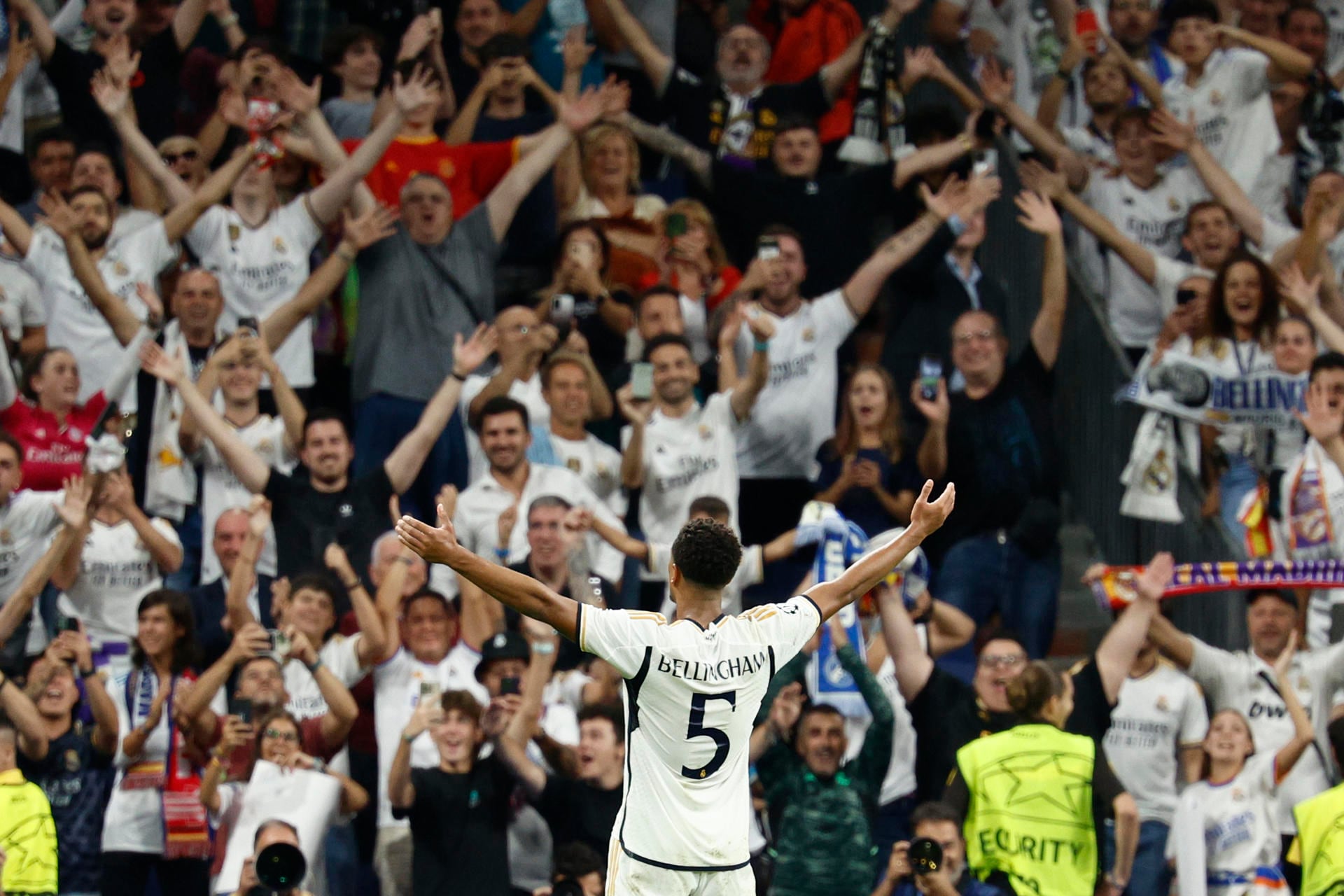 Real Madrid le ganó sobre la hora a Unión Berlin con el gol de Jude Bellingham.