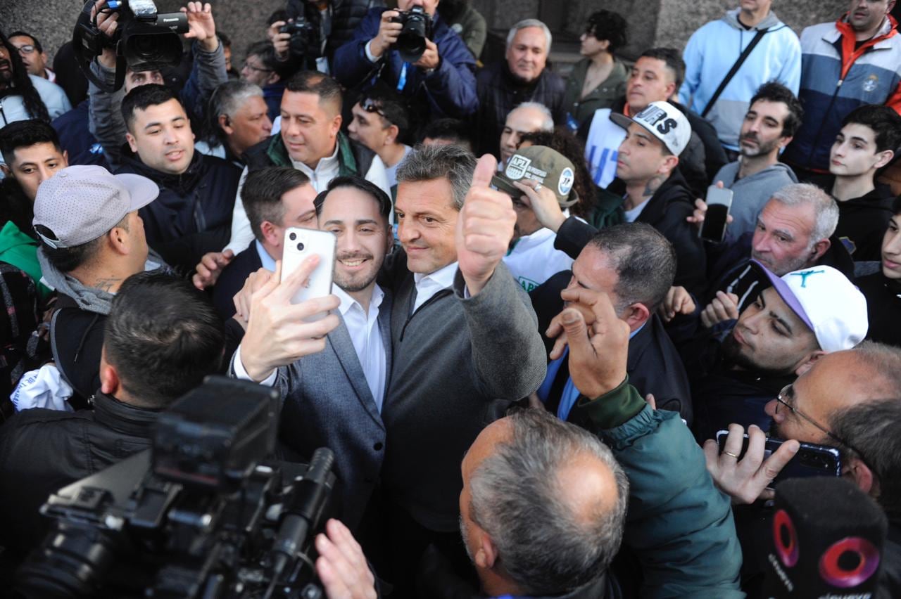 Sergio Massa anunció este sábado modificaciones en el Impuesto a las Ganancias. (Federico López Claro / La Voz)