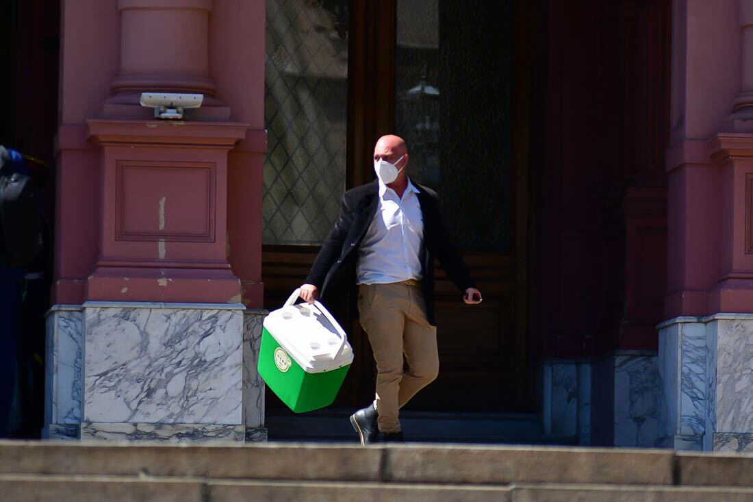 El hombre de la heladera verde