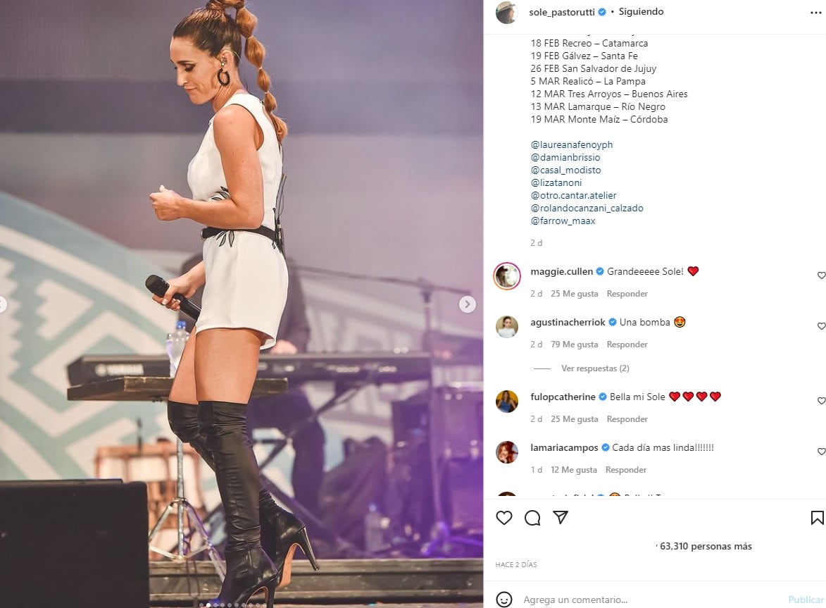 Soledad Pastorutti mostró su belleza y talento en Cosquín 2022 - nstagram