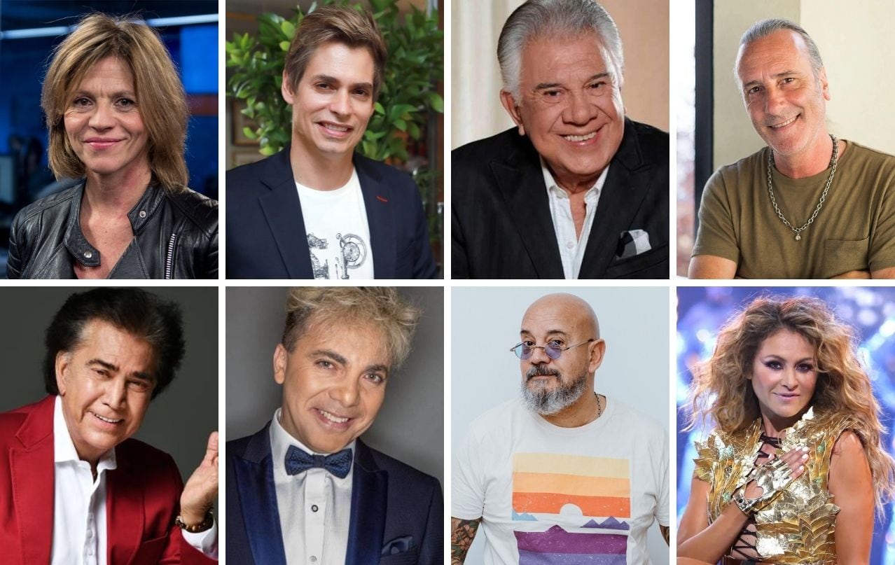 Los jurados confirmados para Canta Conmigo Ahora: Marcela Morelo, Carlos Baute, Raúl Lavié, Manuel Wirzt, El Puma Rodríguez, Cristian Castro, El Bahiano y Paulina Rubio.