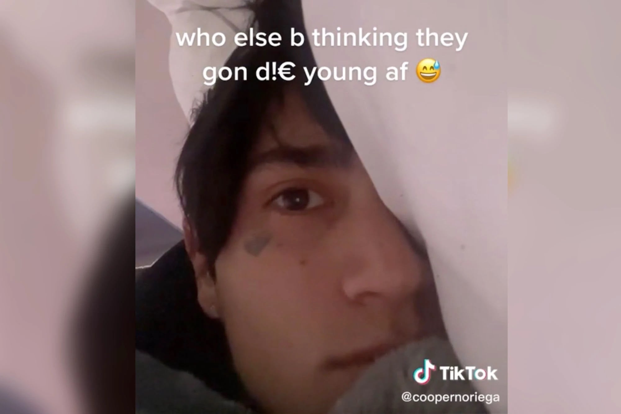 Cooper Noriega, el joven tiktoker de 19 años que murió.