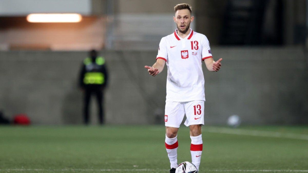 Maciej Rybus, defensor de la Selección de Polonia