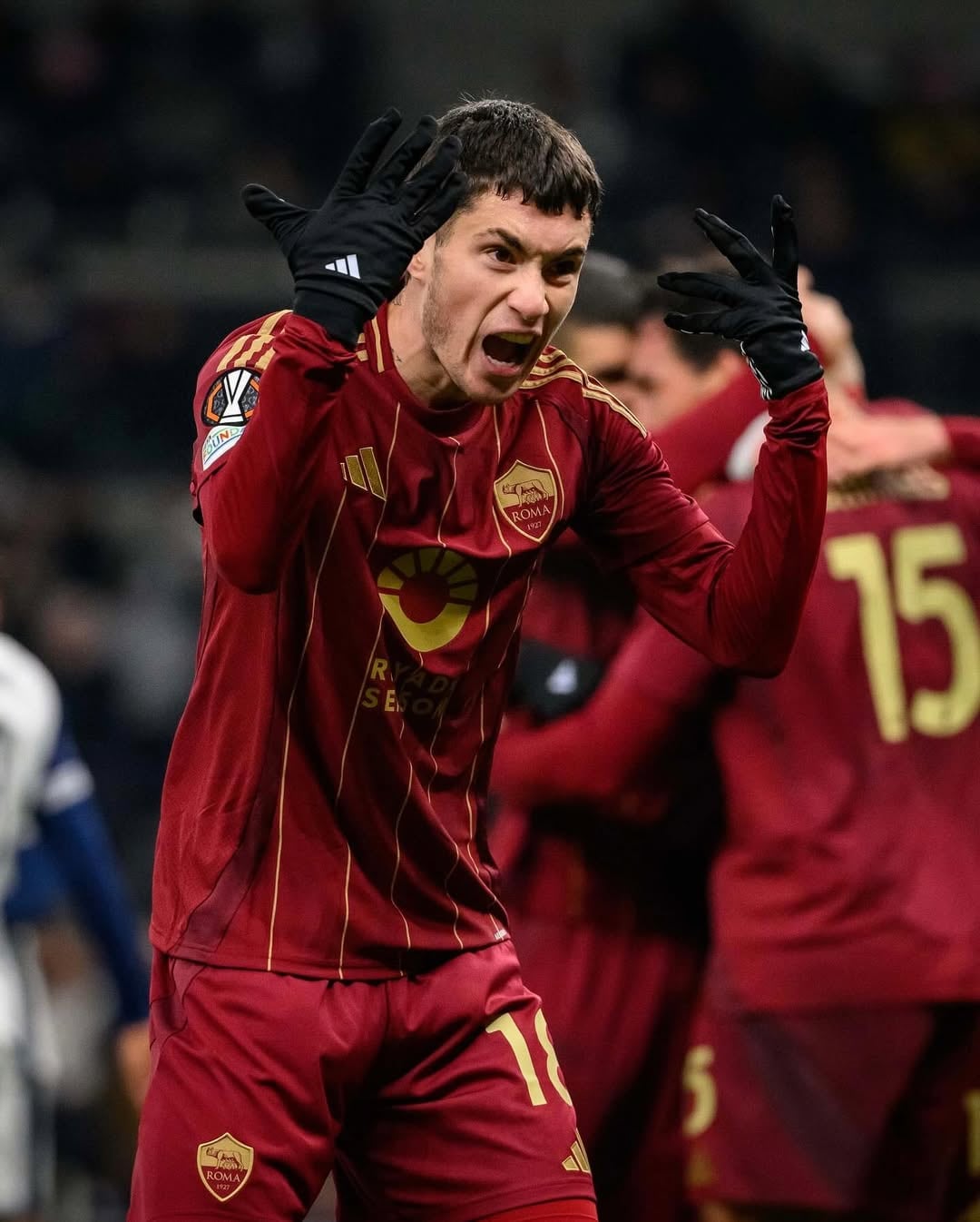 Matías Soulé, jugador de la Roma