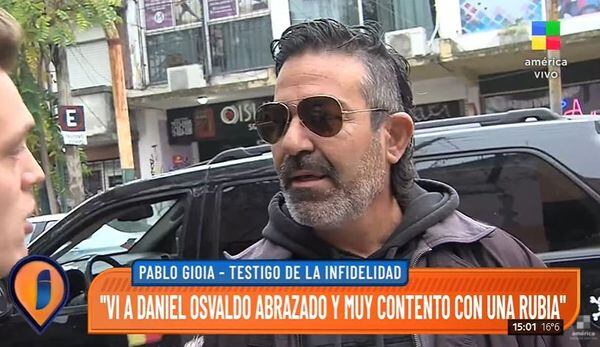 El testigo que aseguró la infidelidad de Osvaldo