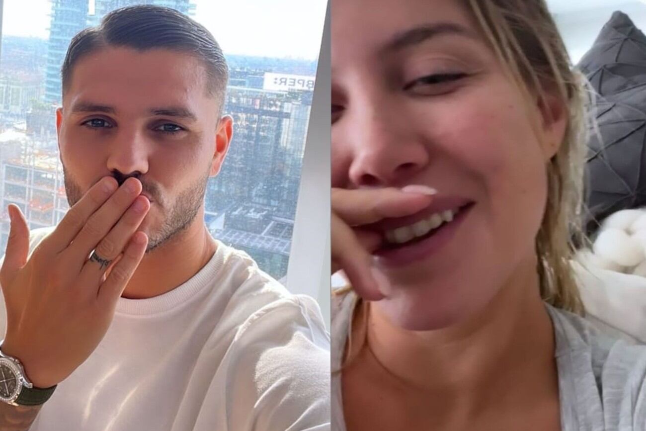 Los chats de Wanda Nara y Mauro Icardi que generaron doble polémica (Collage web)