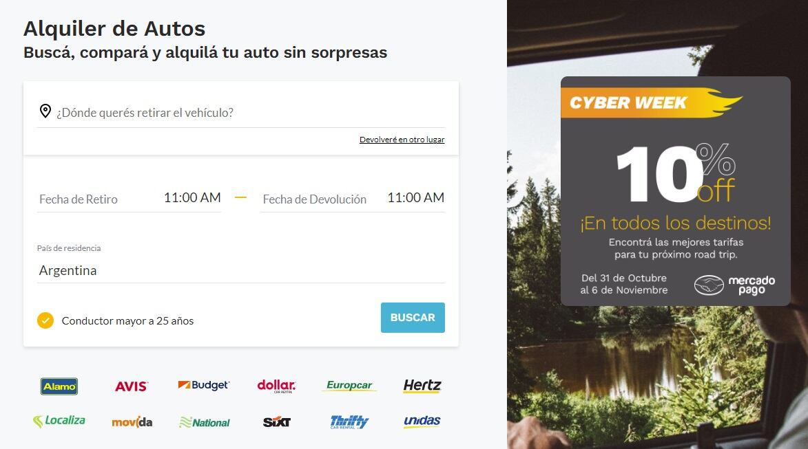 CyberMonday de Booking Cars