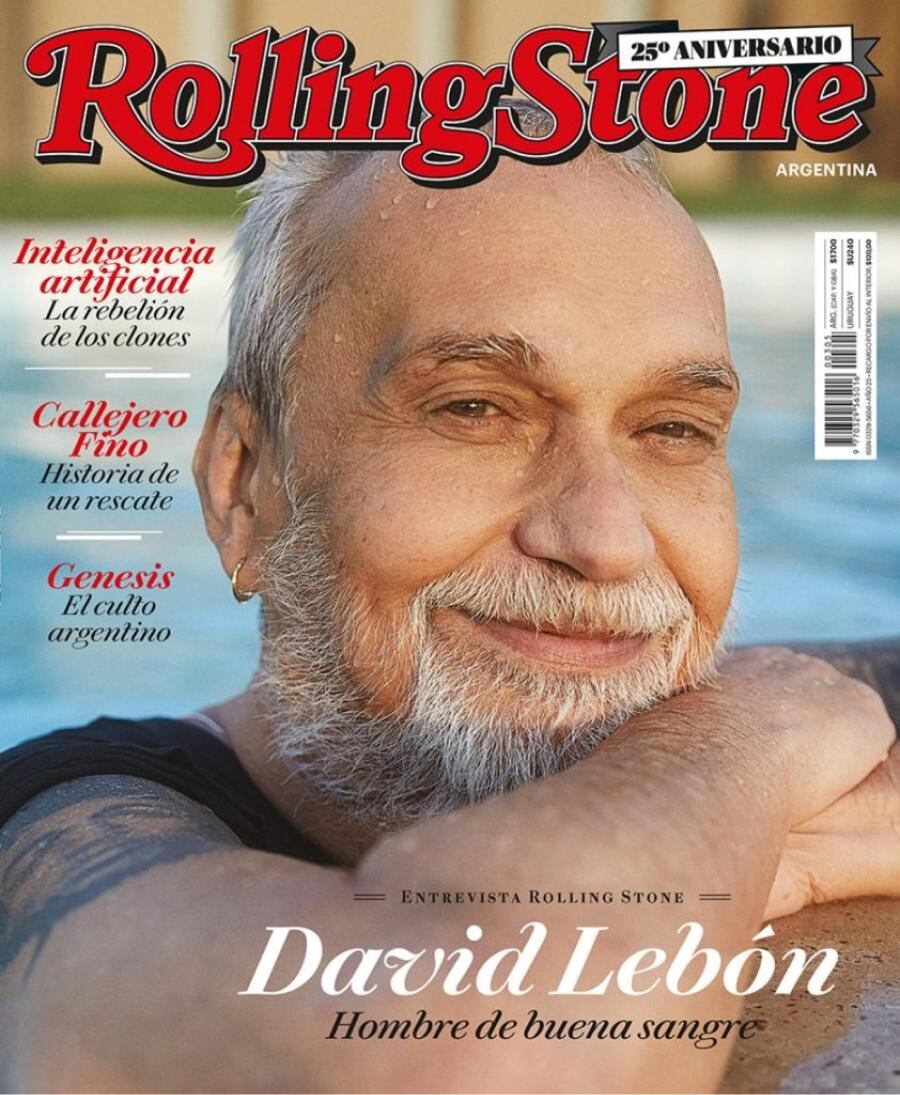 David Lebón, portada de "Rolling Stone". Foto: Rolling Stone