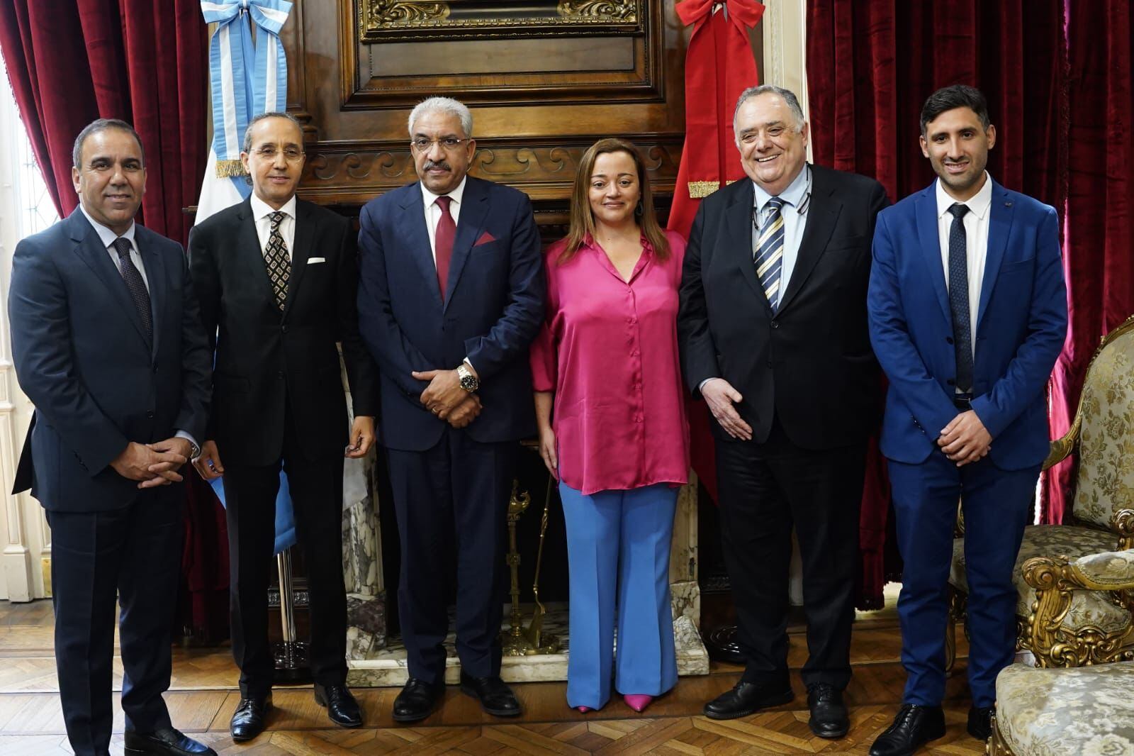 Cecilia Moreau recibió en Diputados al vicepresidente de la Cámara de Representantes del Reino de Marruecos