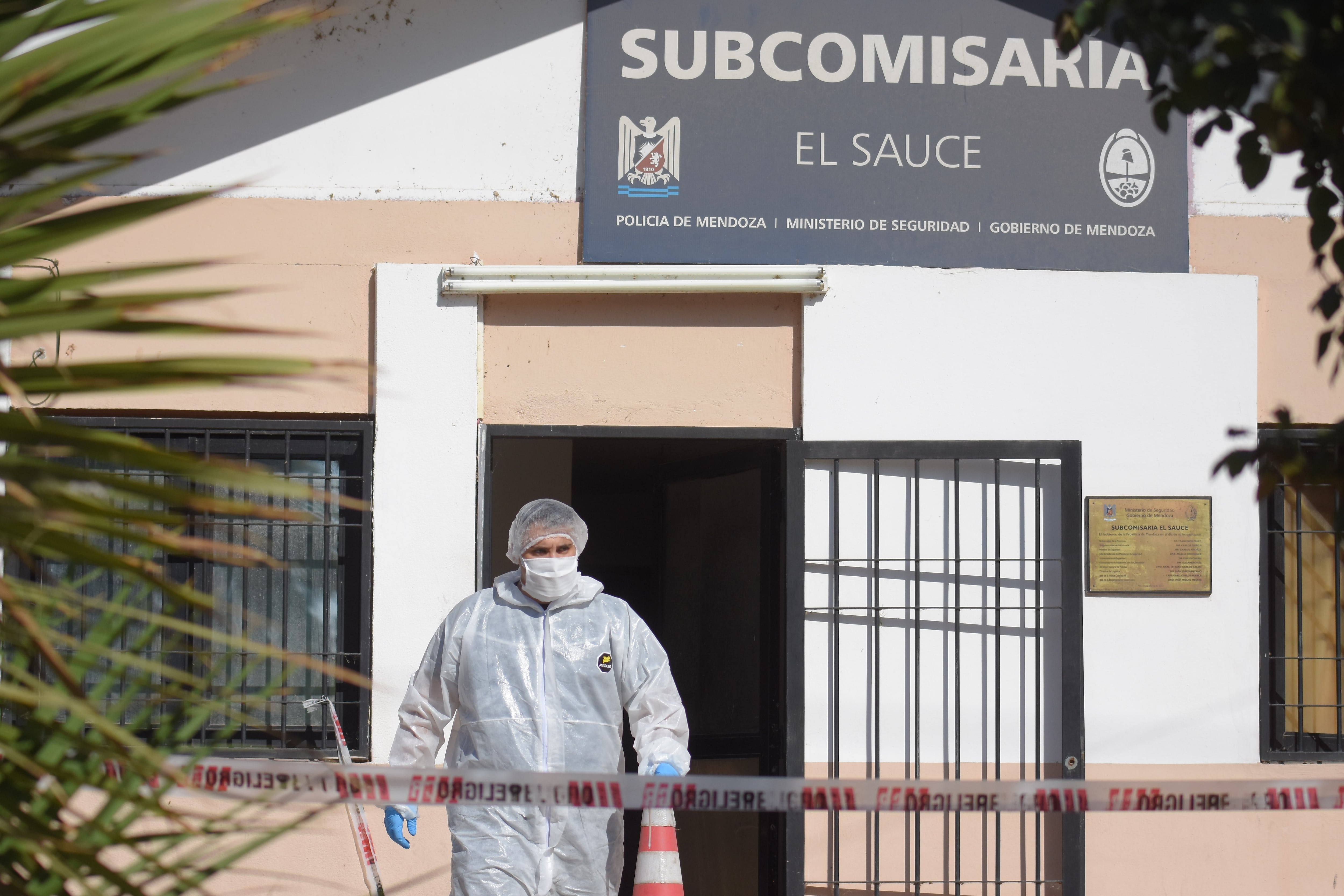 Mujer policía fue asesinada de un tiro en la cabeza mientras trabajaba en El Sauce. Foto: Claudio Gutiérrez / Los Andes