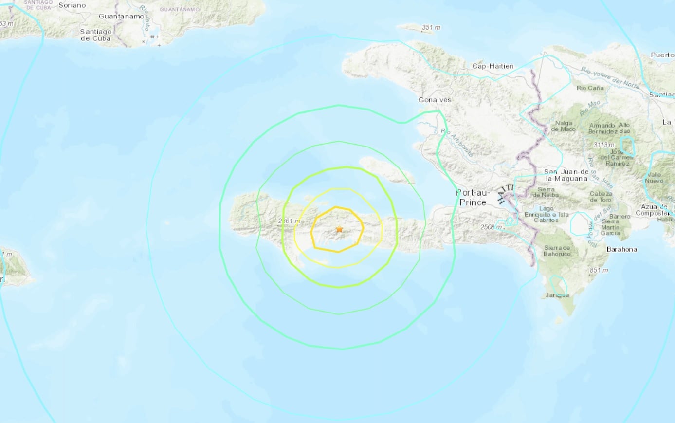 Sismo en Haití.