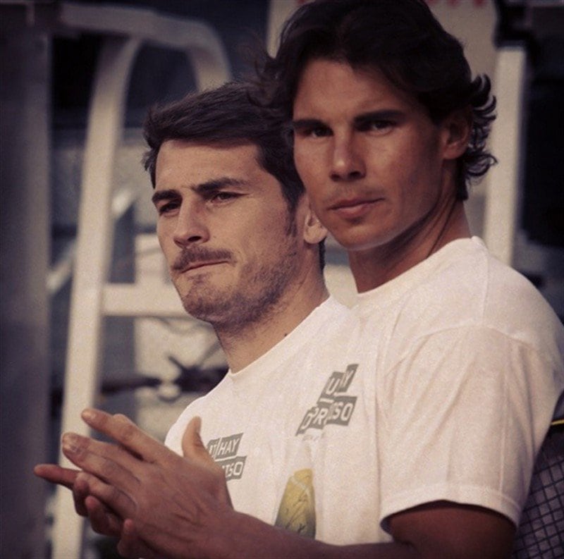 Iker Casillas y Rafa Nadal son grandes amigos