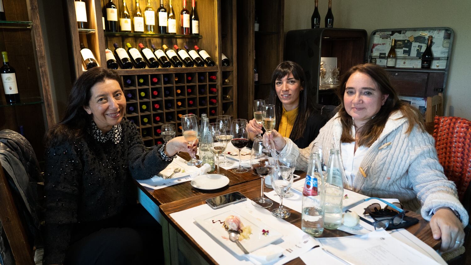 Carina Egea, Celeste Foschi y Alejandra Gil Polesman.