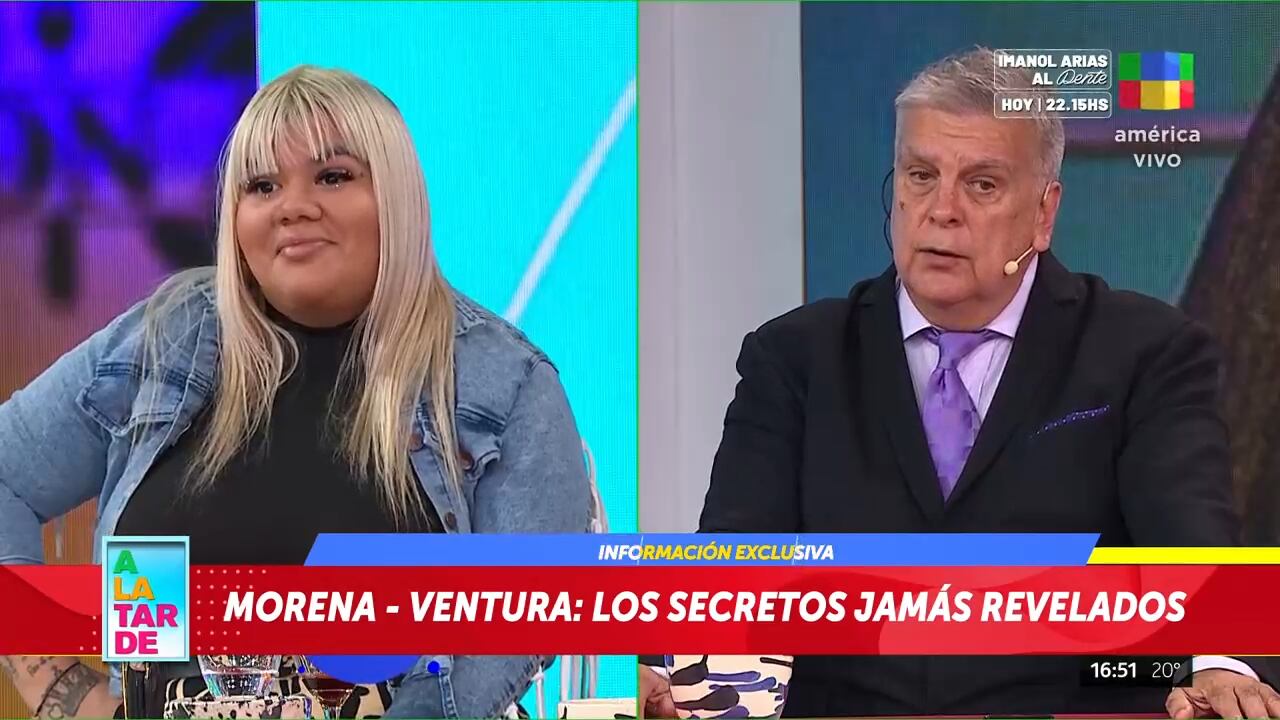 Morena Rial habló del romance secreto de Nazarena Vélez y Jorge Rial.