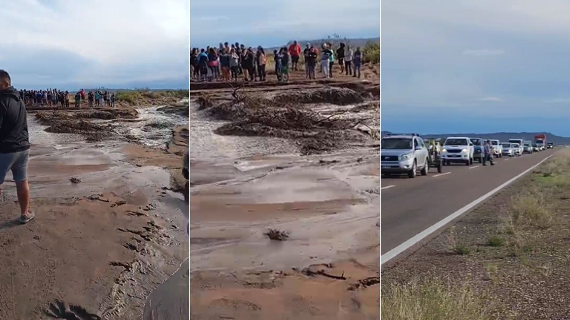 Ayer, crecidas y aluviones en San Rafael impidieron por unas horas el tránsito en la Cuesta de los Terneros y Cañón del Atuel.