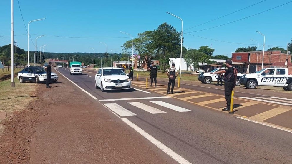 Fuerte operativo policial en las rutas de Misiones.